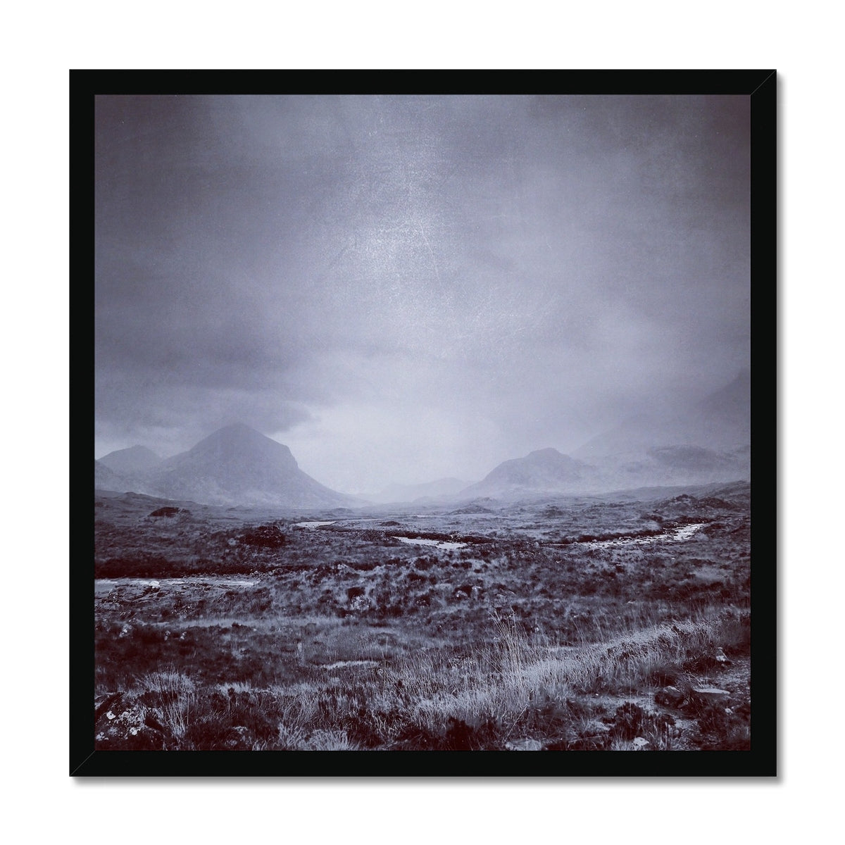 The Brooding Cuillin Framed Print.