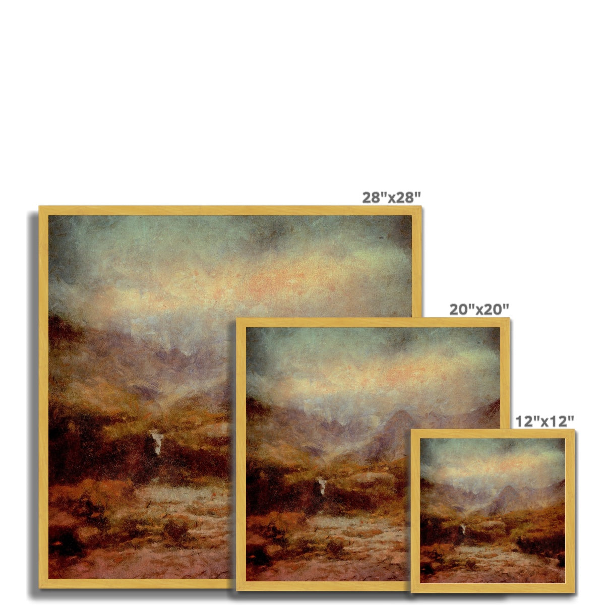 The Brooding Fairy Pools Antique Framed Print.