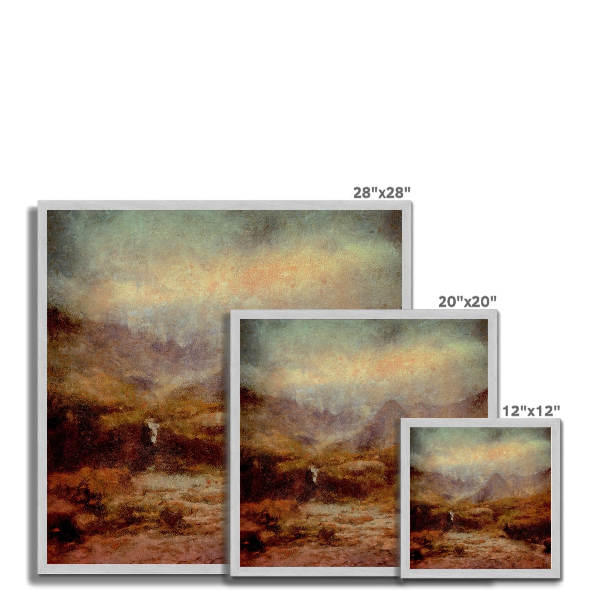 The Brooding Fairy Pools Antique Framed Print.