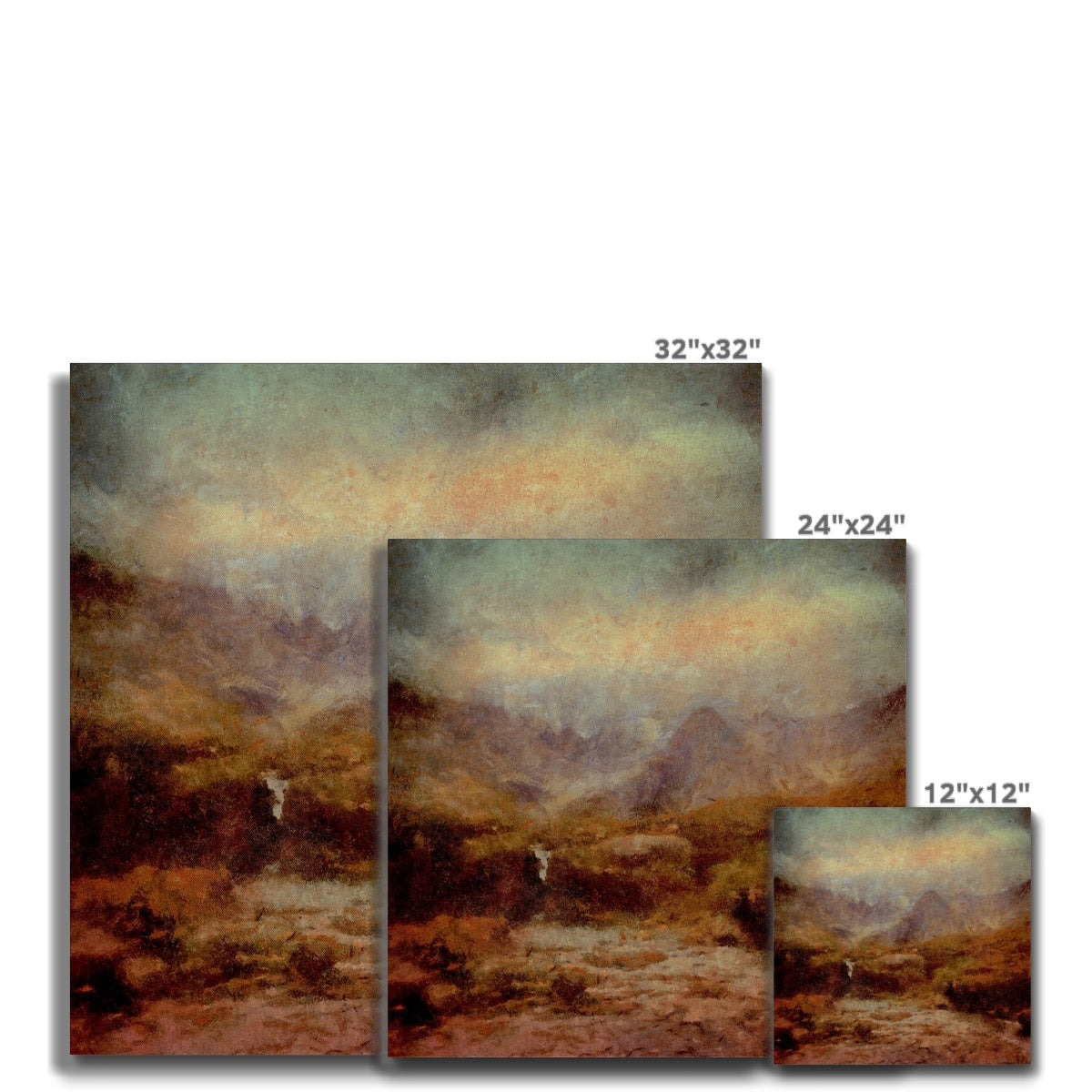 The Brooding Fairy Pools Canvas.