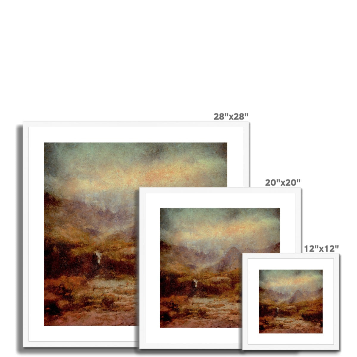 The Brooding Fairy Pools Framed & Mounted Print.