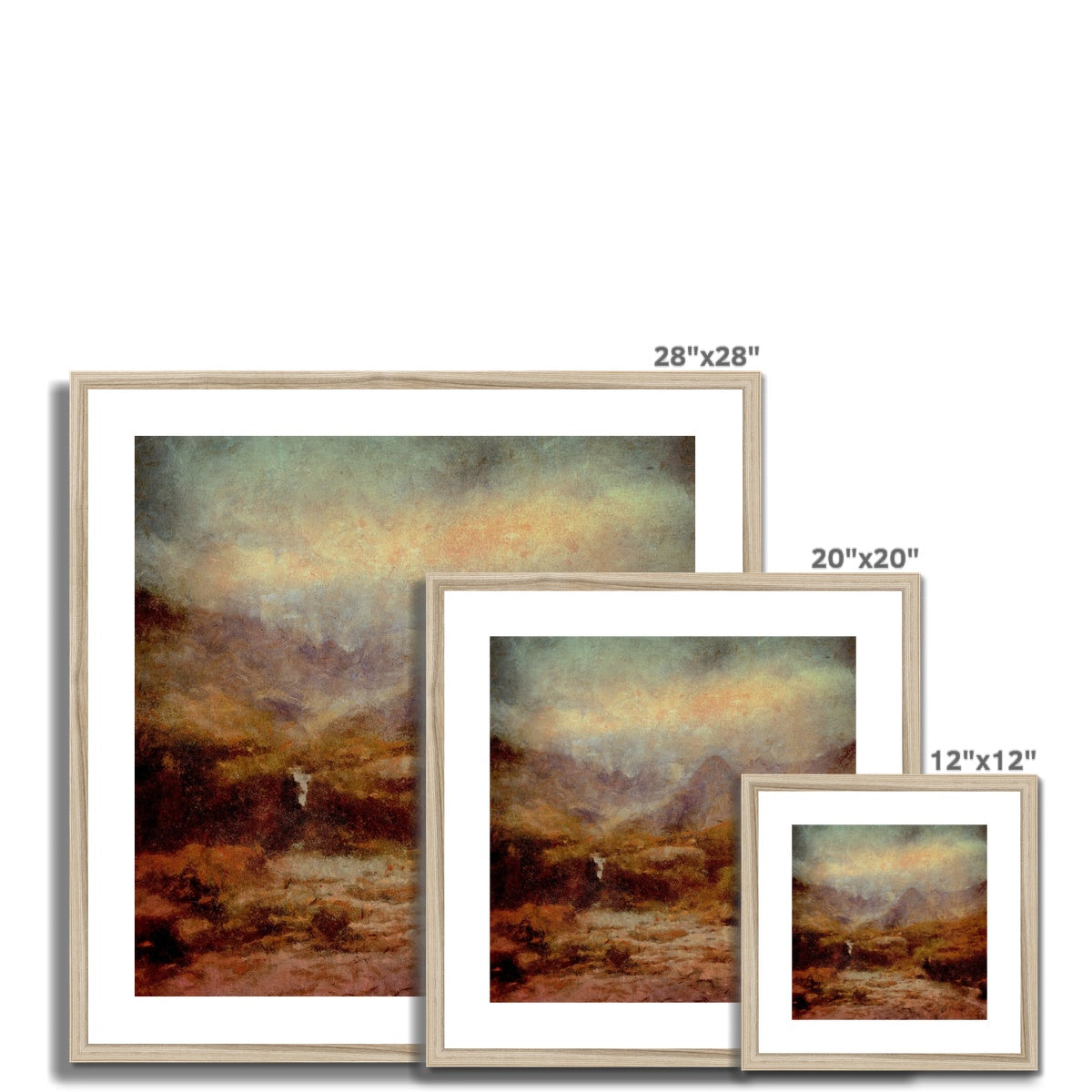 The Brooding Fairy Pools Framed & Mounted Print.