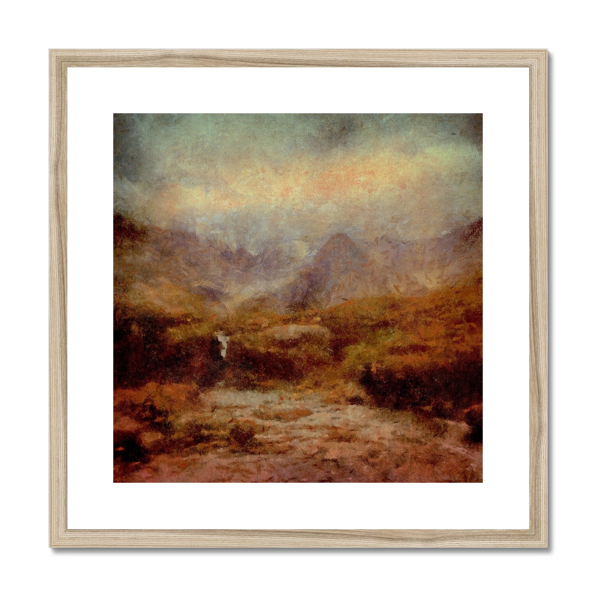 The Brooding Fairy Pools Framed & Mounted Print.