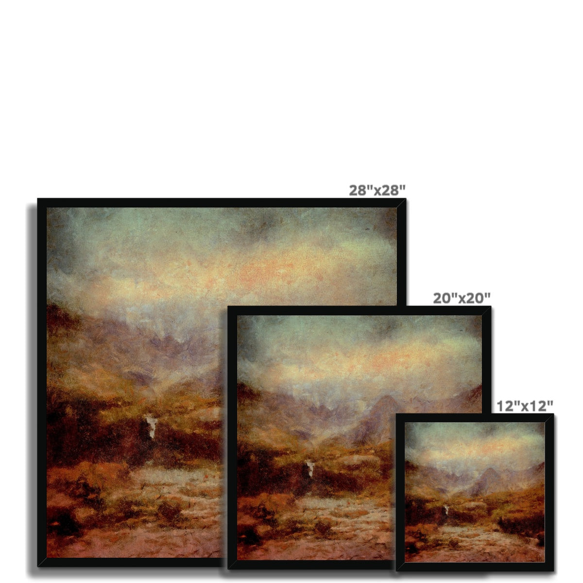 The Brooding Fairy Pools Framed Print.
