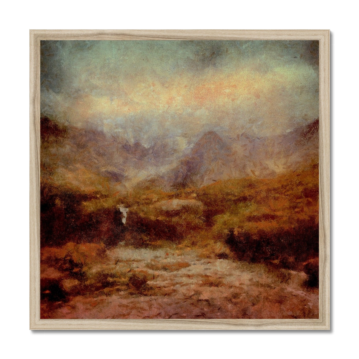 The Brooding Fairy Pools Framed Print.