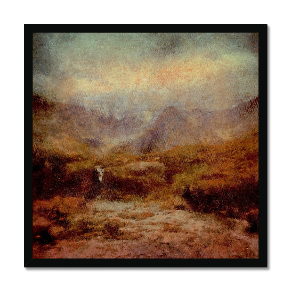 The Brooding Fairy Pools Framed Print.