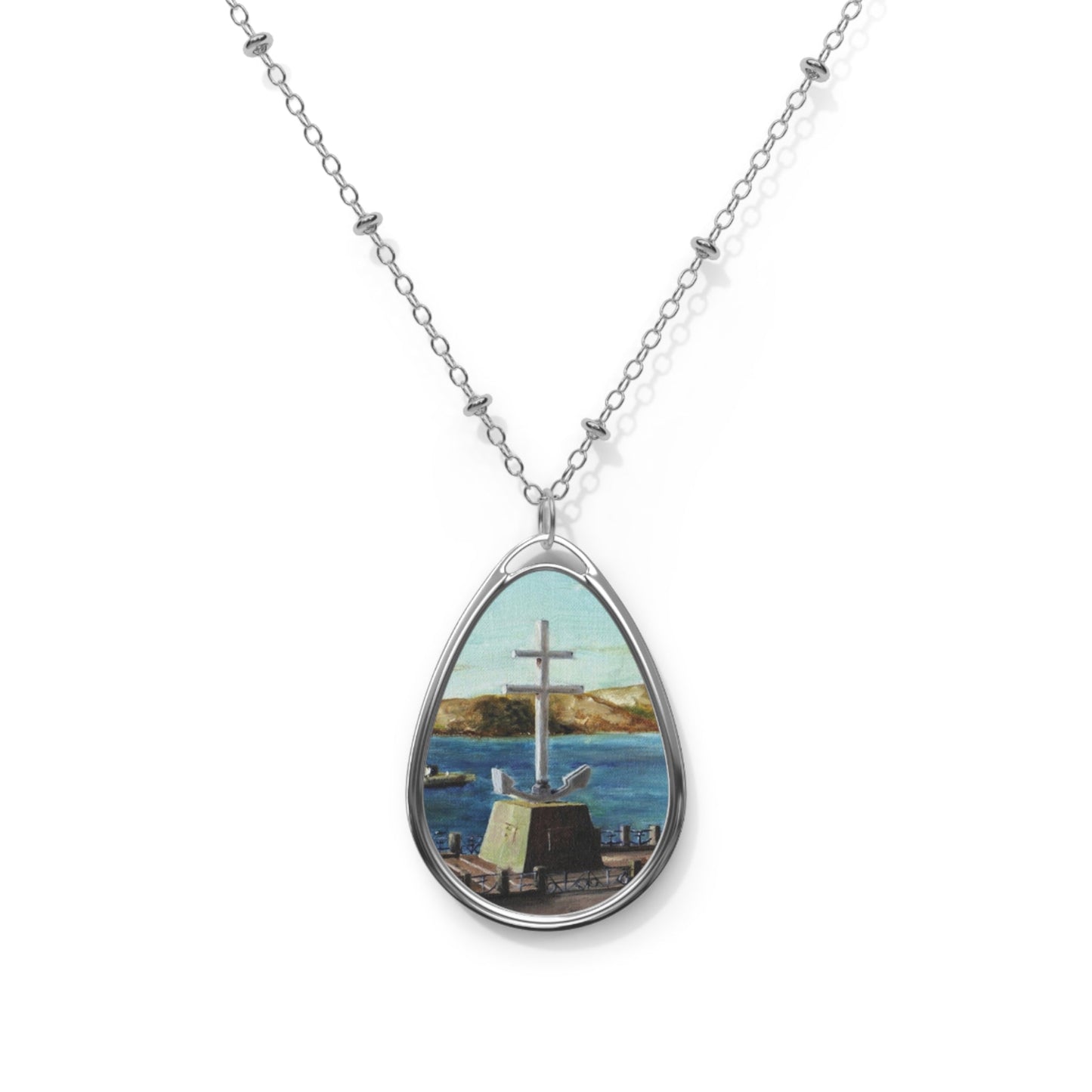 The Cross Of Lorraine Art Necklace | Scottish Art Gifts