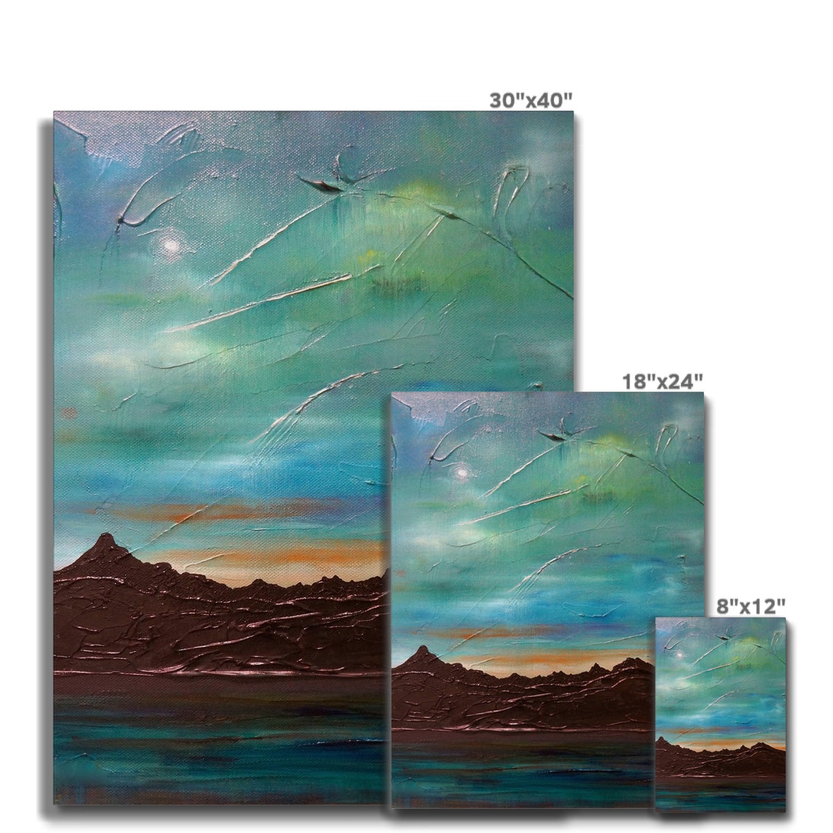 The Cuillin From Elgol Canvas.
