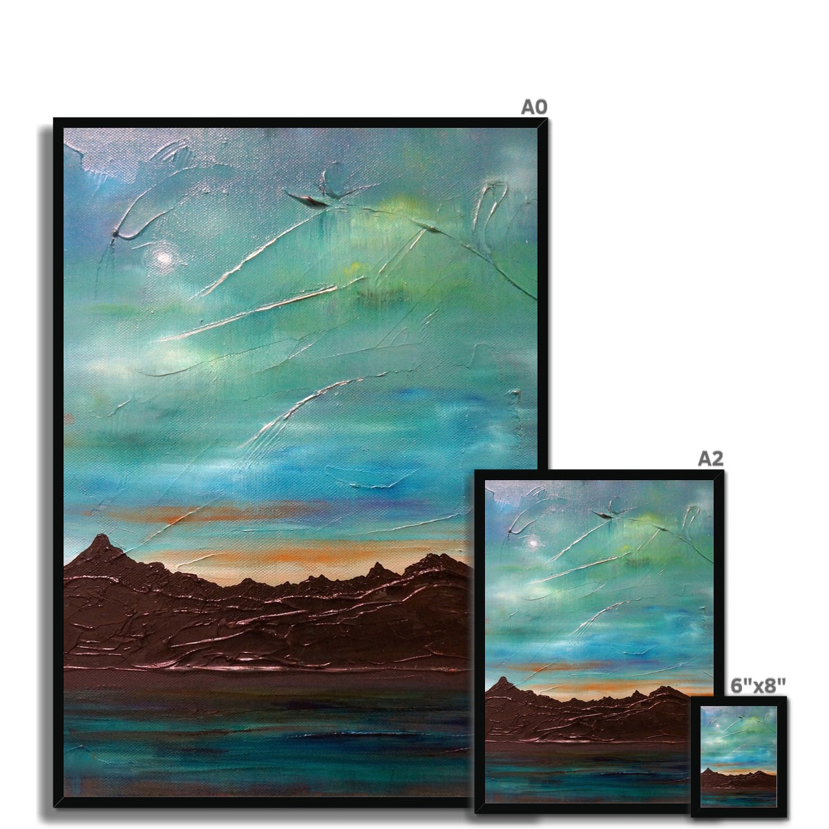 The Cuillin From Elgol Framed Print.