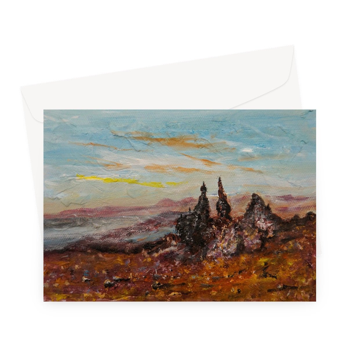 The Old Man Of Storr Skye Greeting Card.