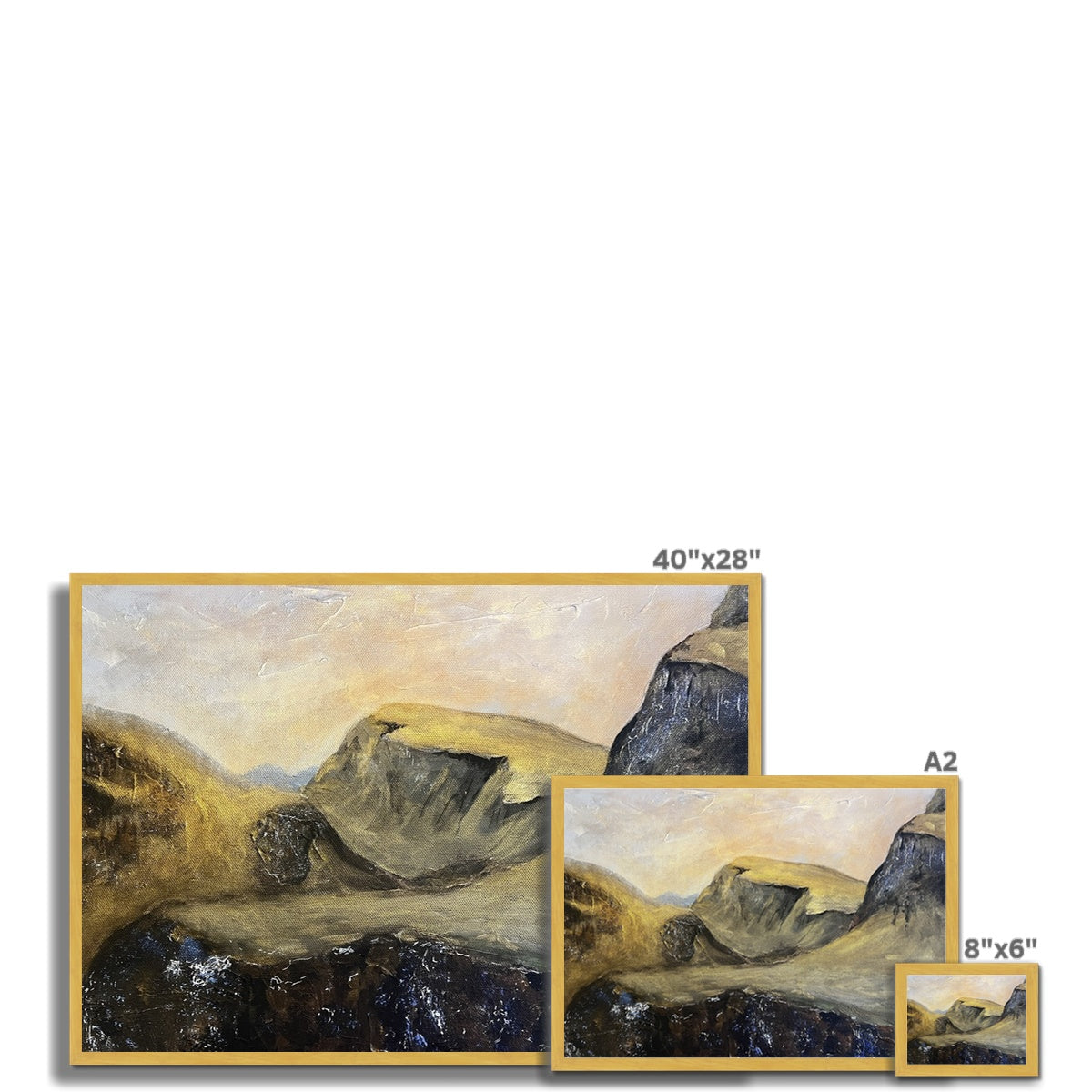 The Quiraing Antique Framed Print.