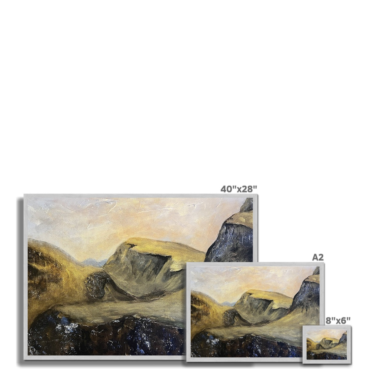 The Quiraing Antique Framed Print.