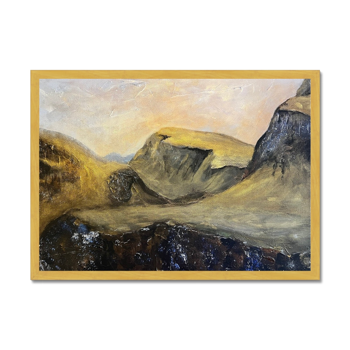 The Quiraing Antique Framed Print.