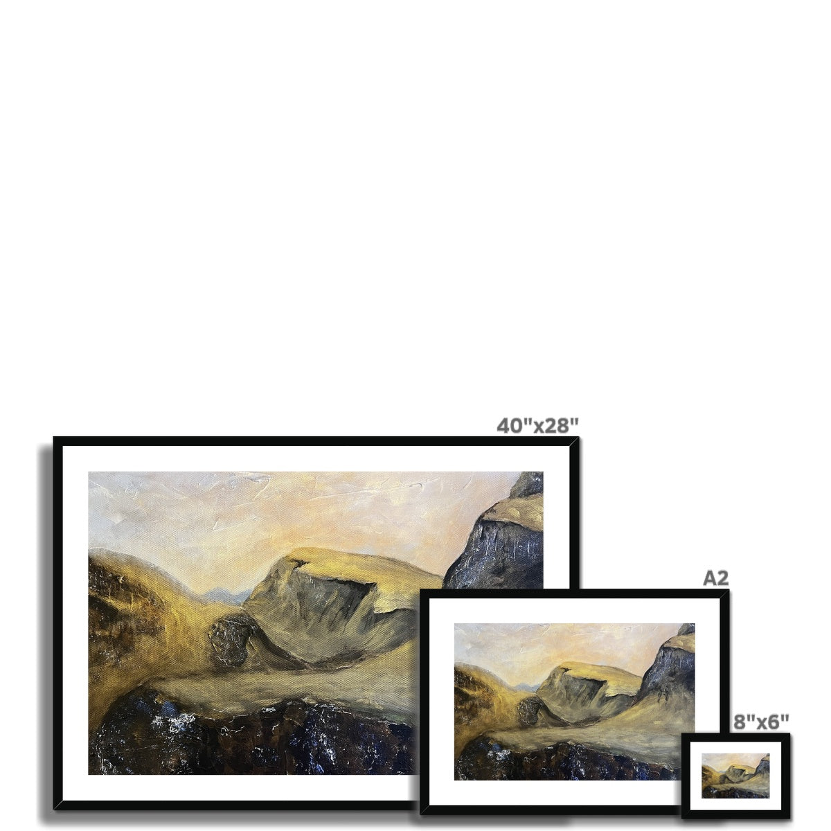 The Quiraing Framed & Mounted Print.