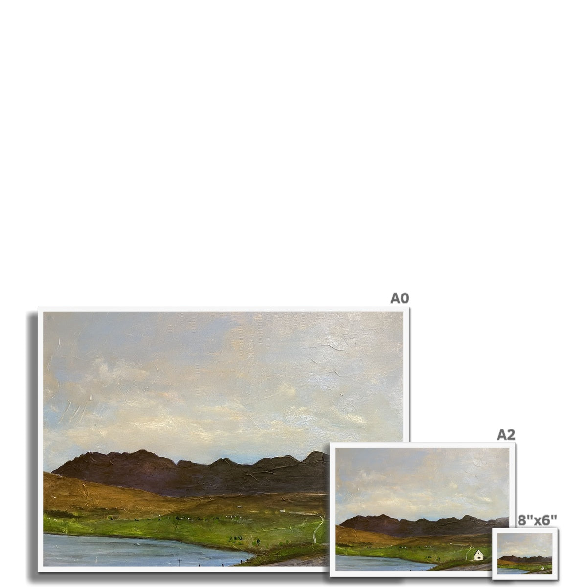 The Road To Carbost Skye Framed Print.