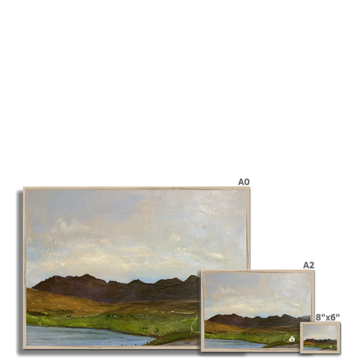 The Road To Carbost Skye Framed Print.