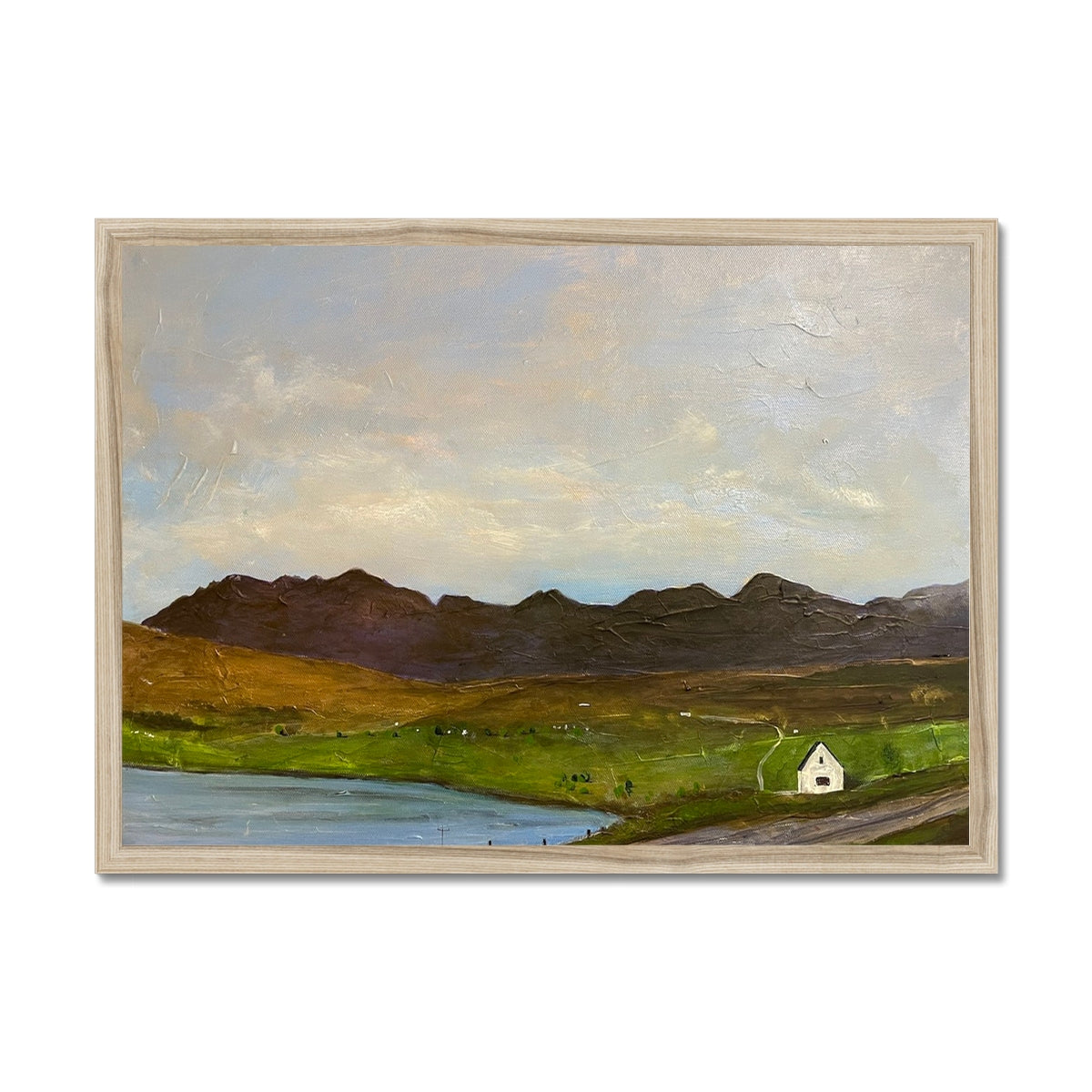 The Road To Carbost Skye Framed Print.
