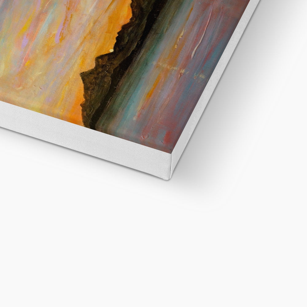 The Sleeping Warrior Arran Eco Art Canvas Print | Scottish Art Gifts