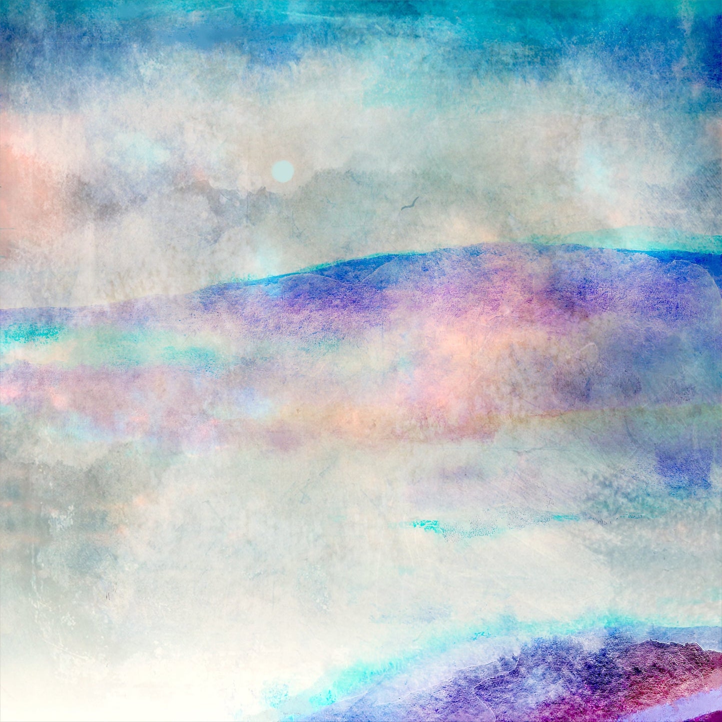 To The Blue Moon 1 Original Painting | Scottish Art Gifts