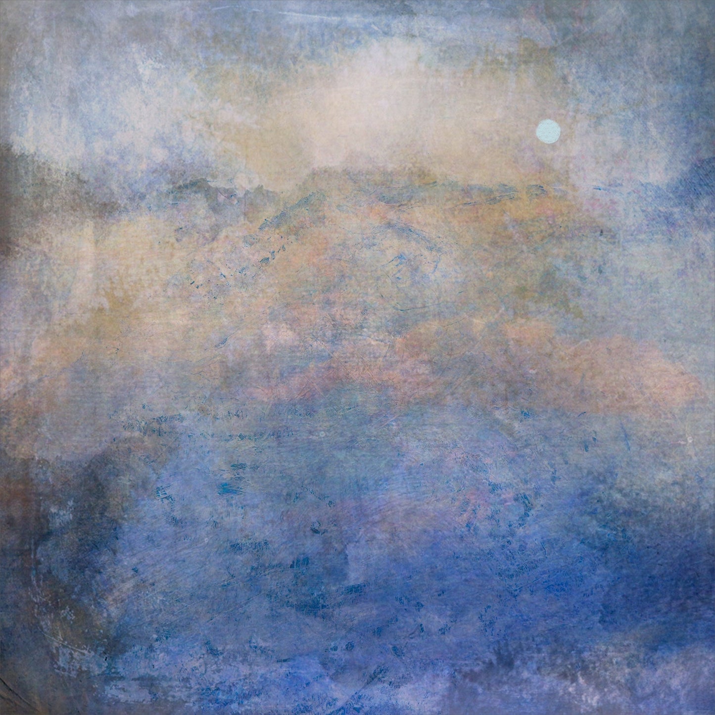 To The Blue Moon 2 Original Painting | Scottish Art Gifts