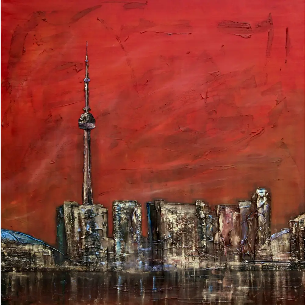 Toronto Sunset - Scottish Statement Interior Wall Art - World Gallery Scotland
