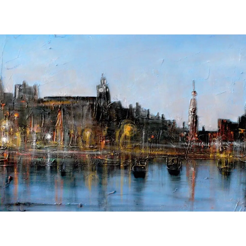 Winter In Amsterdam - Scottish Art Prints - World Gallery Scotland