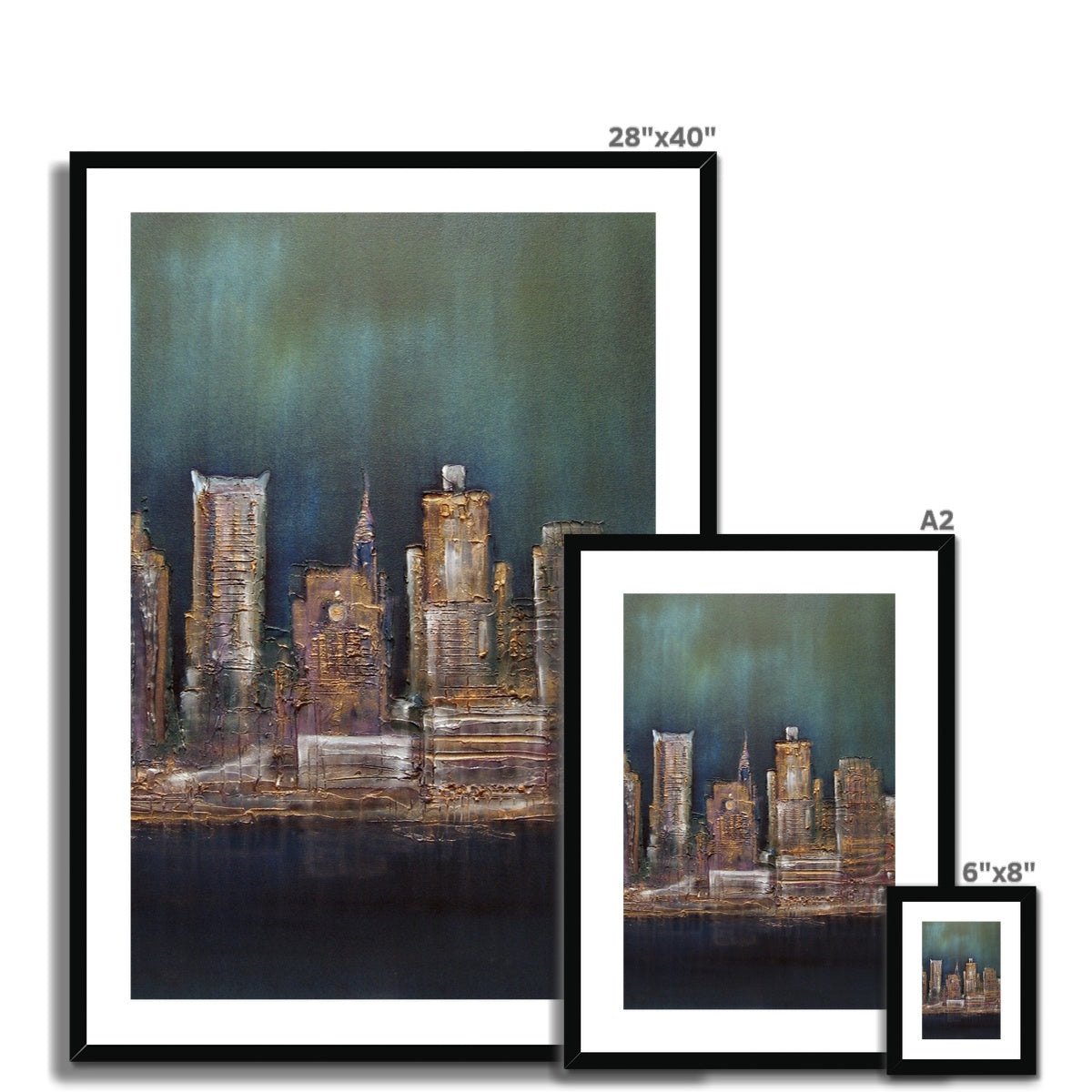 World Paintings - ' New York West Side ' Framed & Mounted Print
