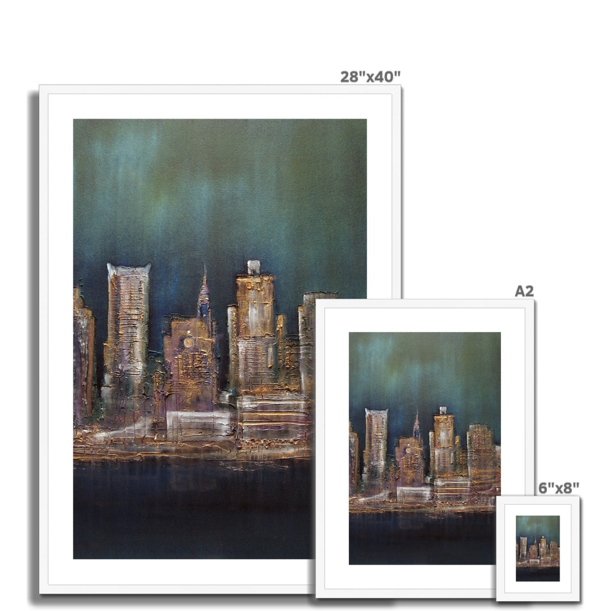 World Paintings - ' New York West Side ' Framed & Mounted Print