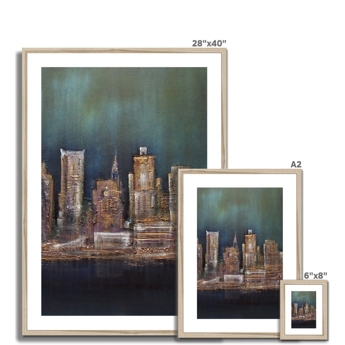 World Paintings - ' New York West Side ' Framed & Mounted Print