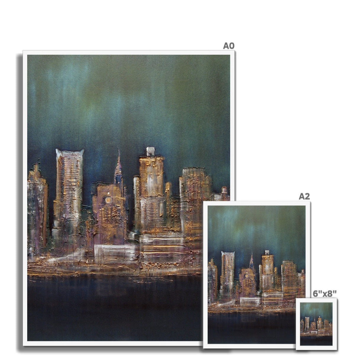 World Paintings - ' New York West Side ' Framed Print