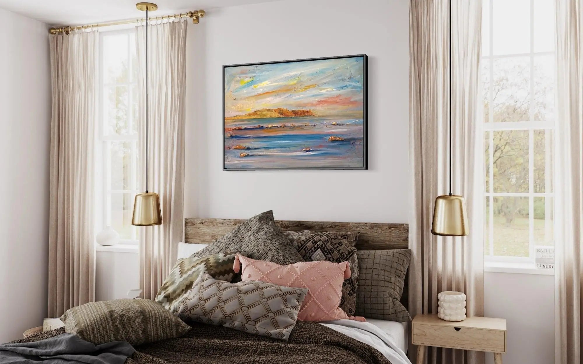 Discover Scotland with Artist Hunter Fine Art Hebridean Islands paintings