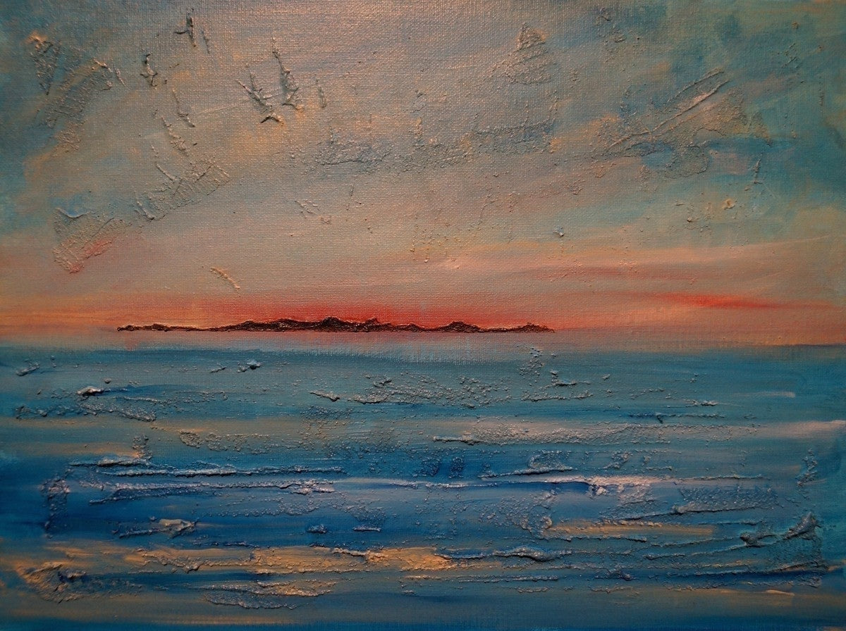 Gigha Sunset Art Gifts From Scotland