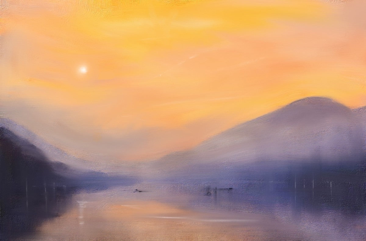 Loch Eck Dusk Art Gifts From Scotland