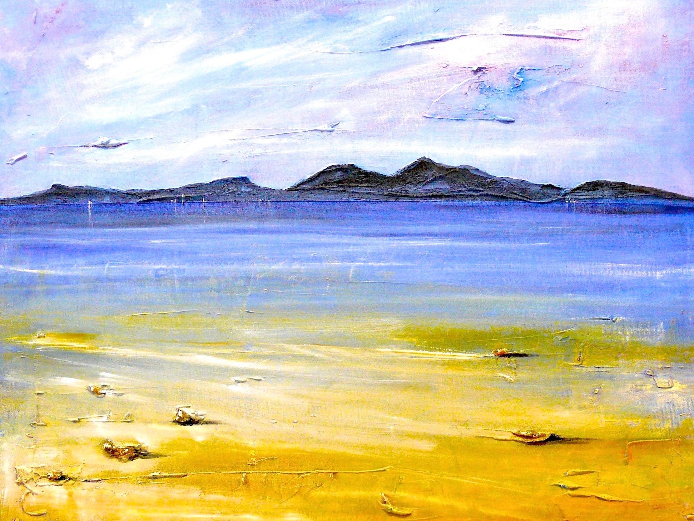 Scottish Paintings - ' Camusdarach Beach Arisaig '
