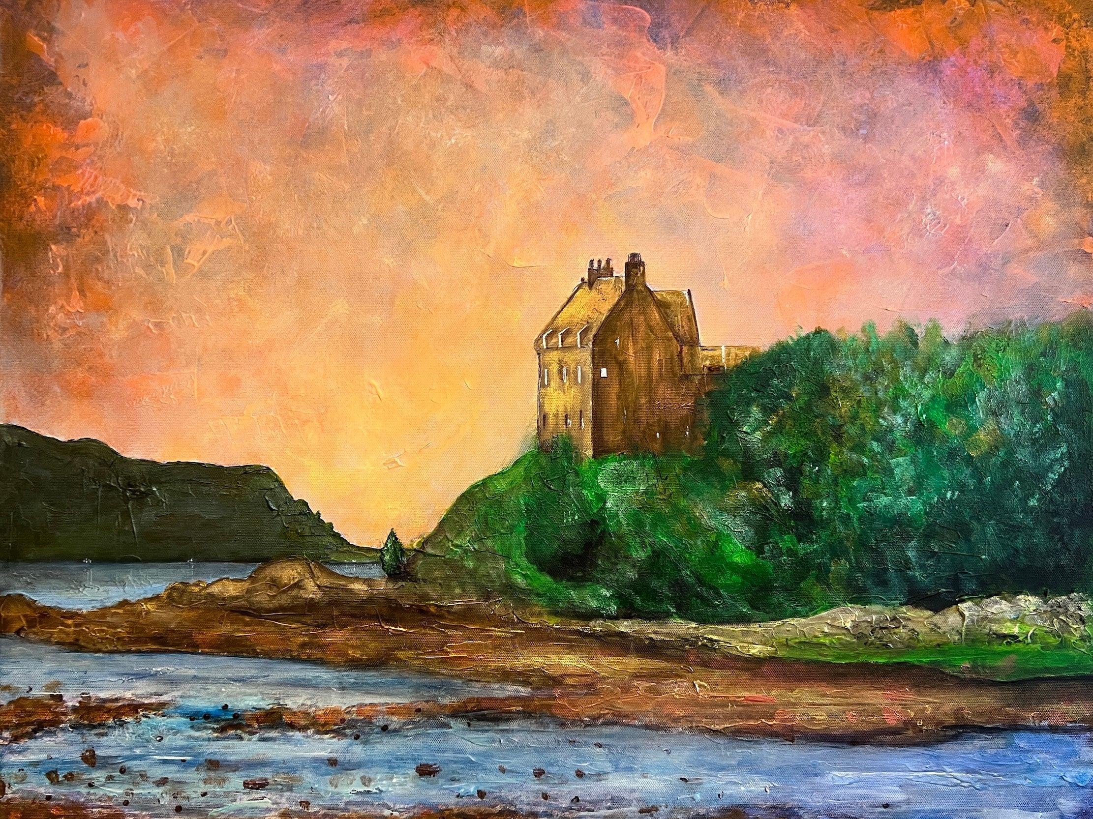 Scottish Paintings - ' Duntrune Castle '
