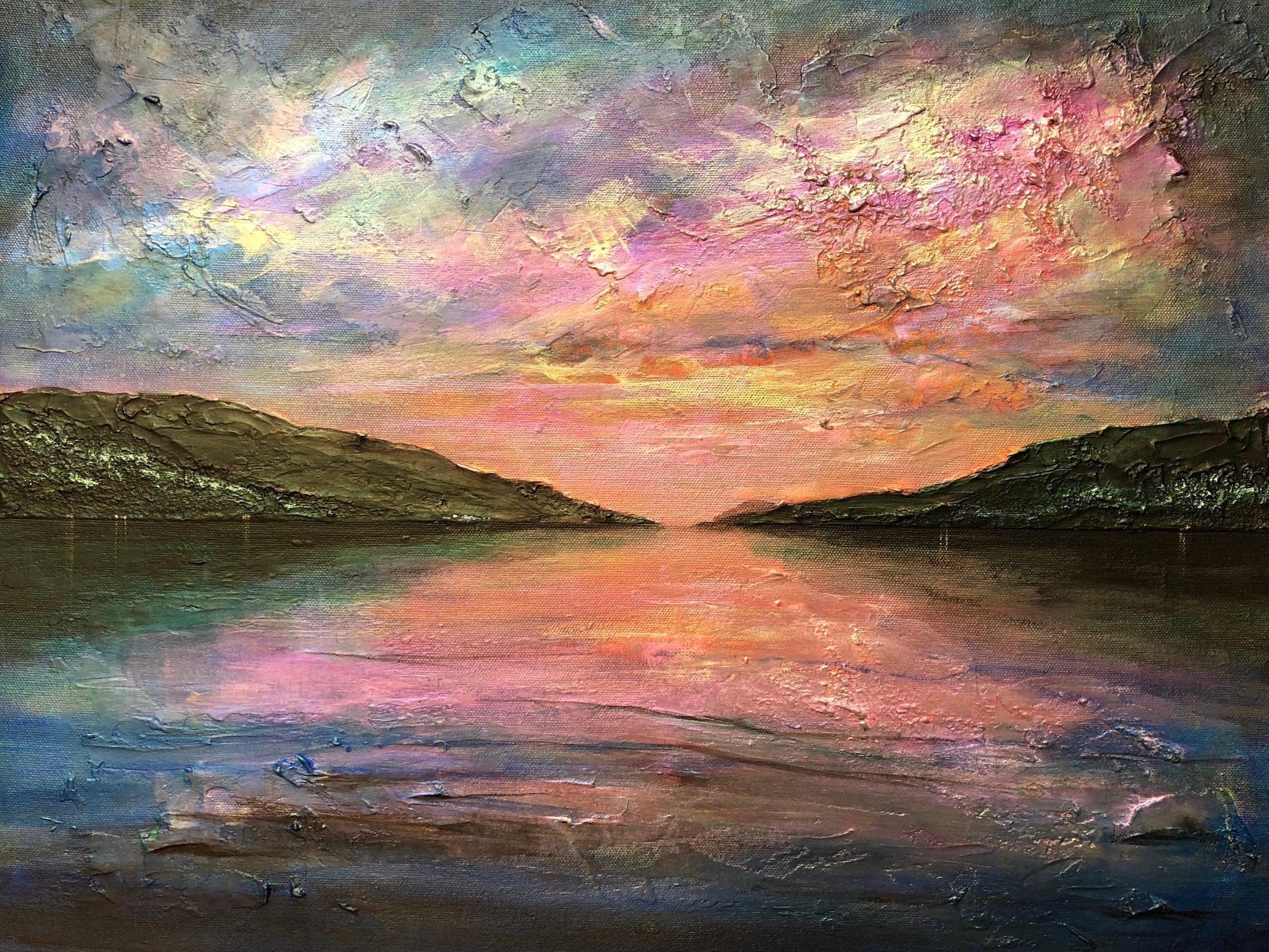 Scottish Paintings - ' Loch Ness Dawn '