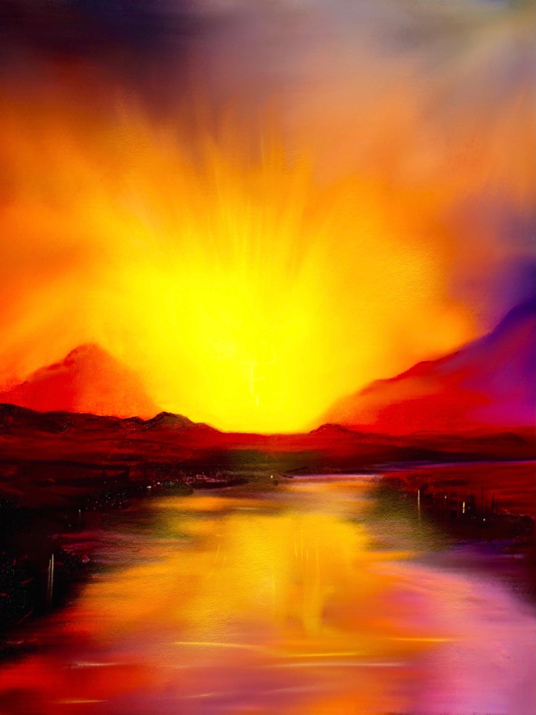 Scottish Paintings - ' Skye Sunset '