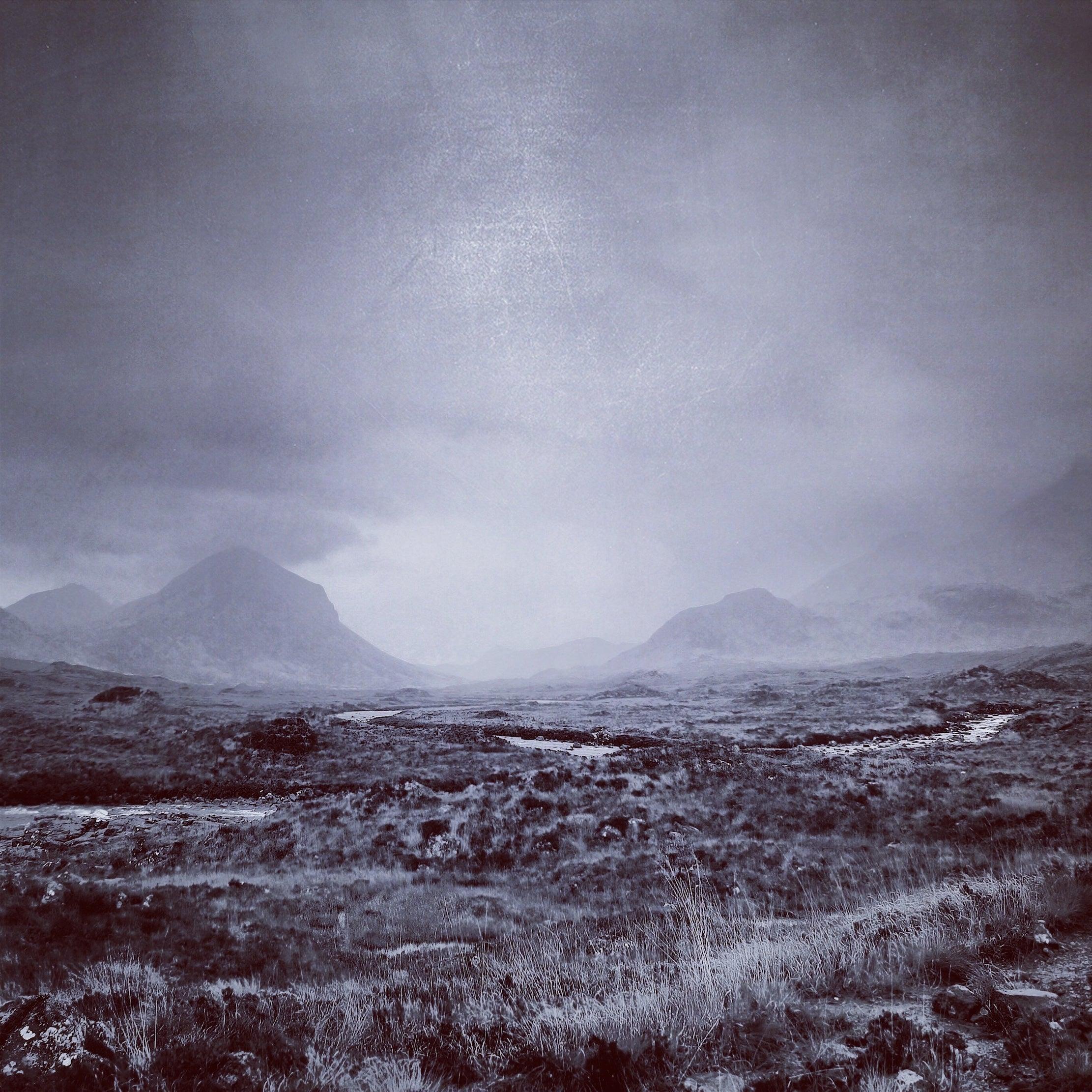 Scottish Paintings - ' The Brooding Cuillin Skye '