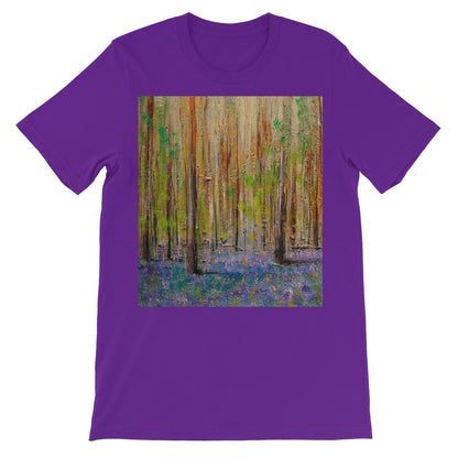 Highland Bluebells Unisex Short Sleeve T-Shirt | Scottish Art Gifts