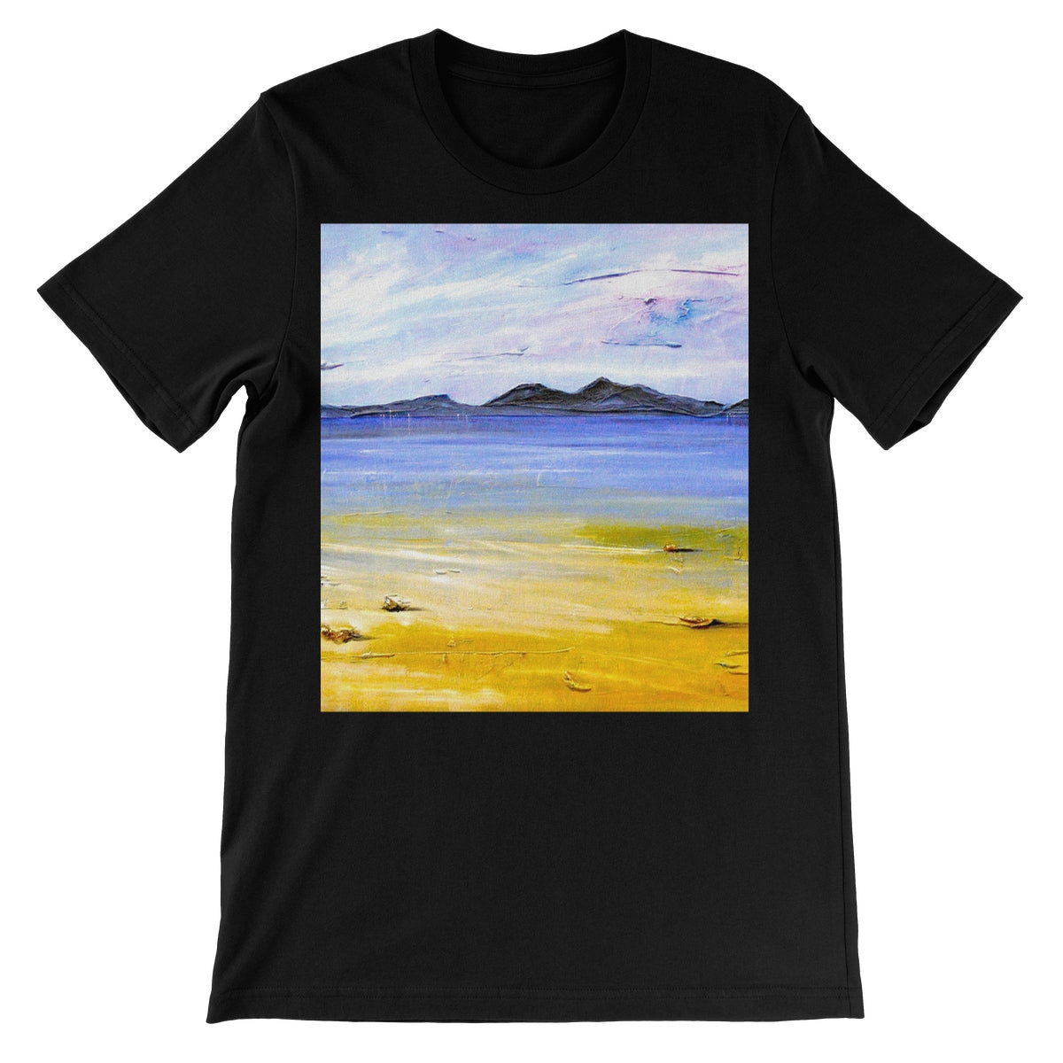 Camusdarach Beach Arisaig Unisex Short Sleeve T-Shirt | Scottish Art Gifts