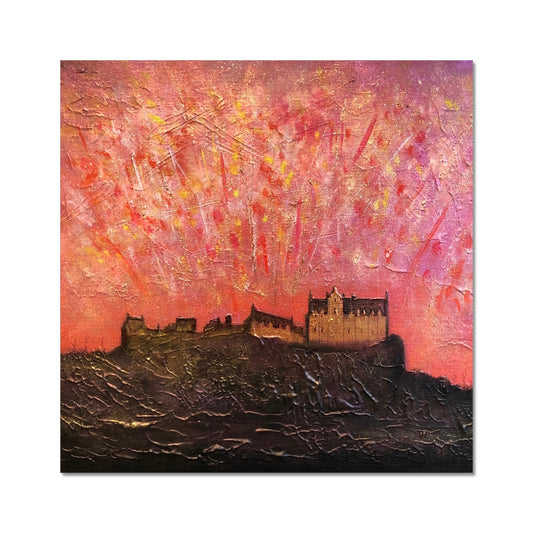 Edinburgh Castle Fireworks C-Type Print | Scottish Art Gifts