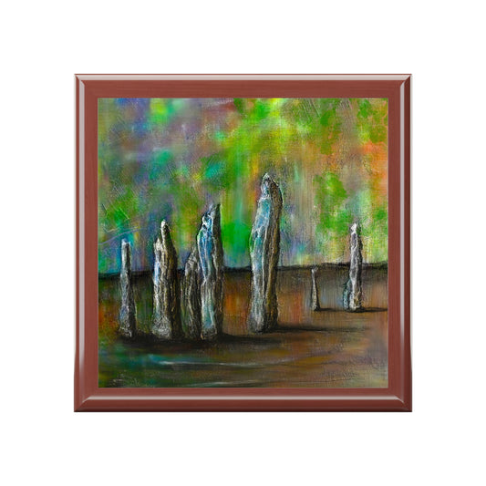 Callanish Northern Lights Jewellery Box | Scottish Art Gifts