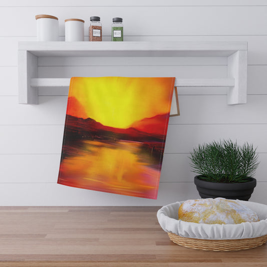 Skye Sunset Tea Towel