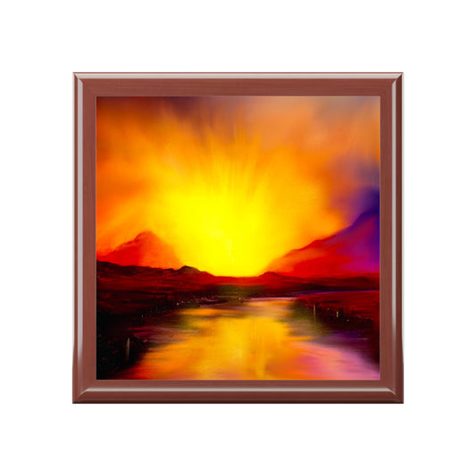 Skye Sunset | Jewellery Box | Scotland | Scottish Art Gifts