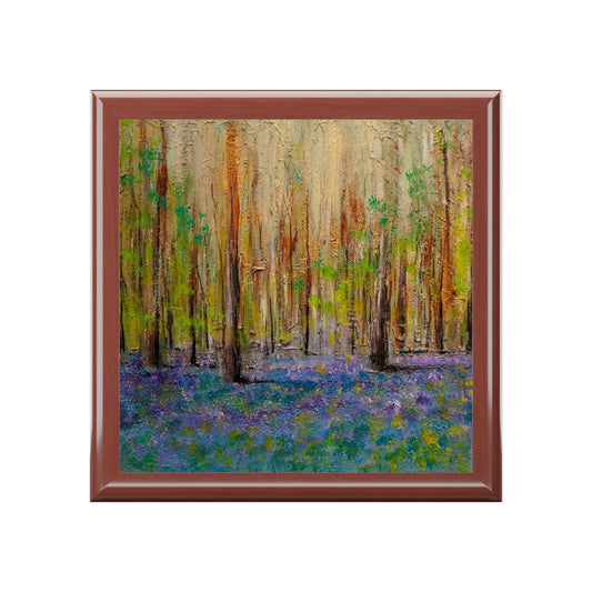 Highland Bluebells Jewellery Box | Scottish Art Gifts
