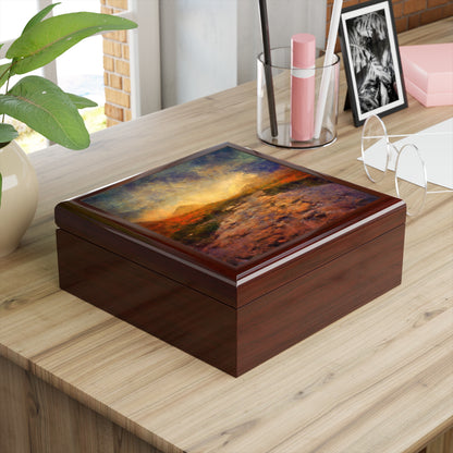 A Brooding Sligachan Skye | Jewellery Box | Scotland | Scottish Art Gifts