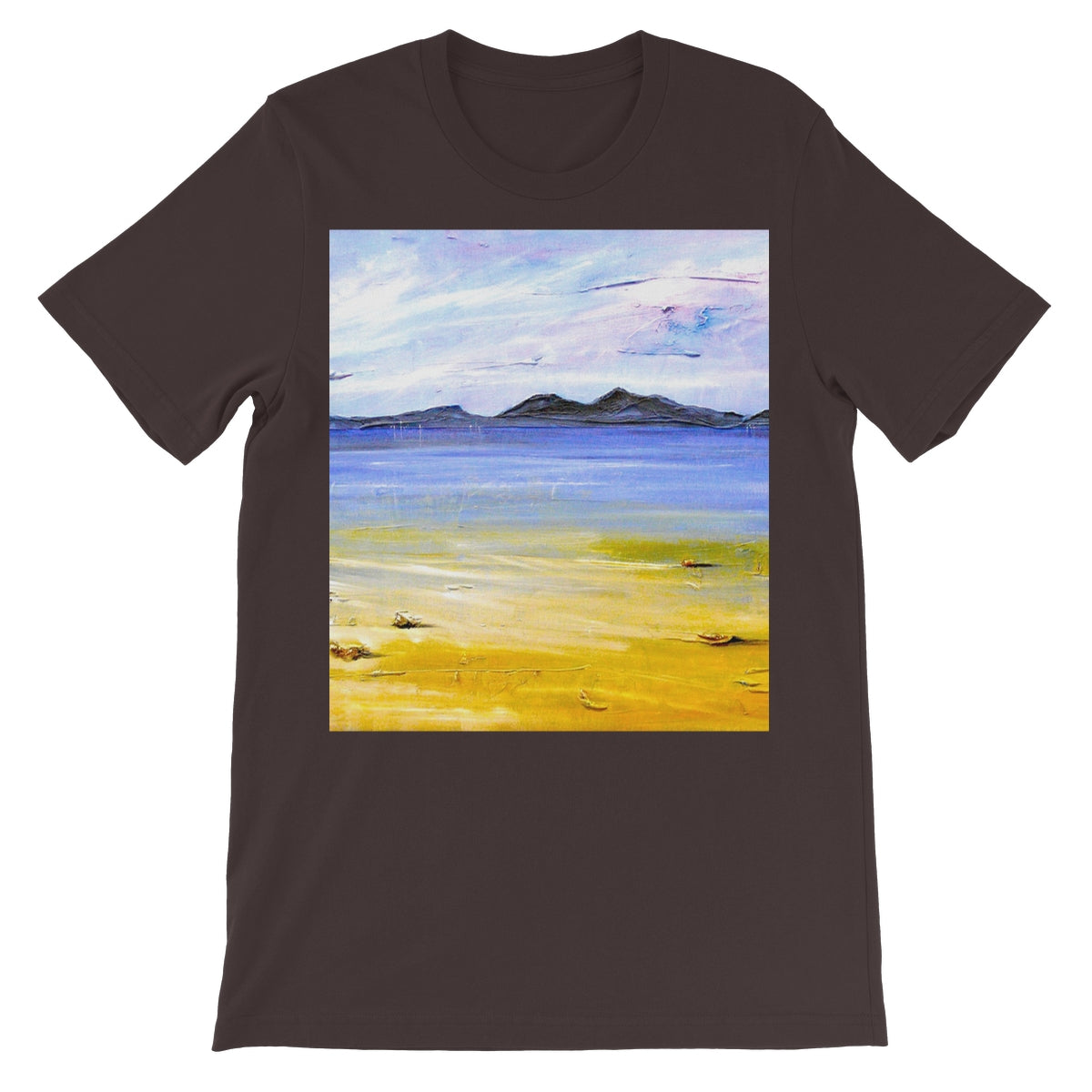 Camusdarach Beach Arisaig Unisex Short Sleeve T-Shirt | Scottish Art Gifts