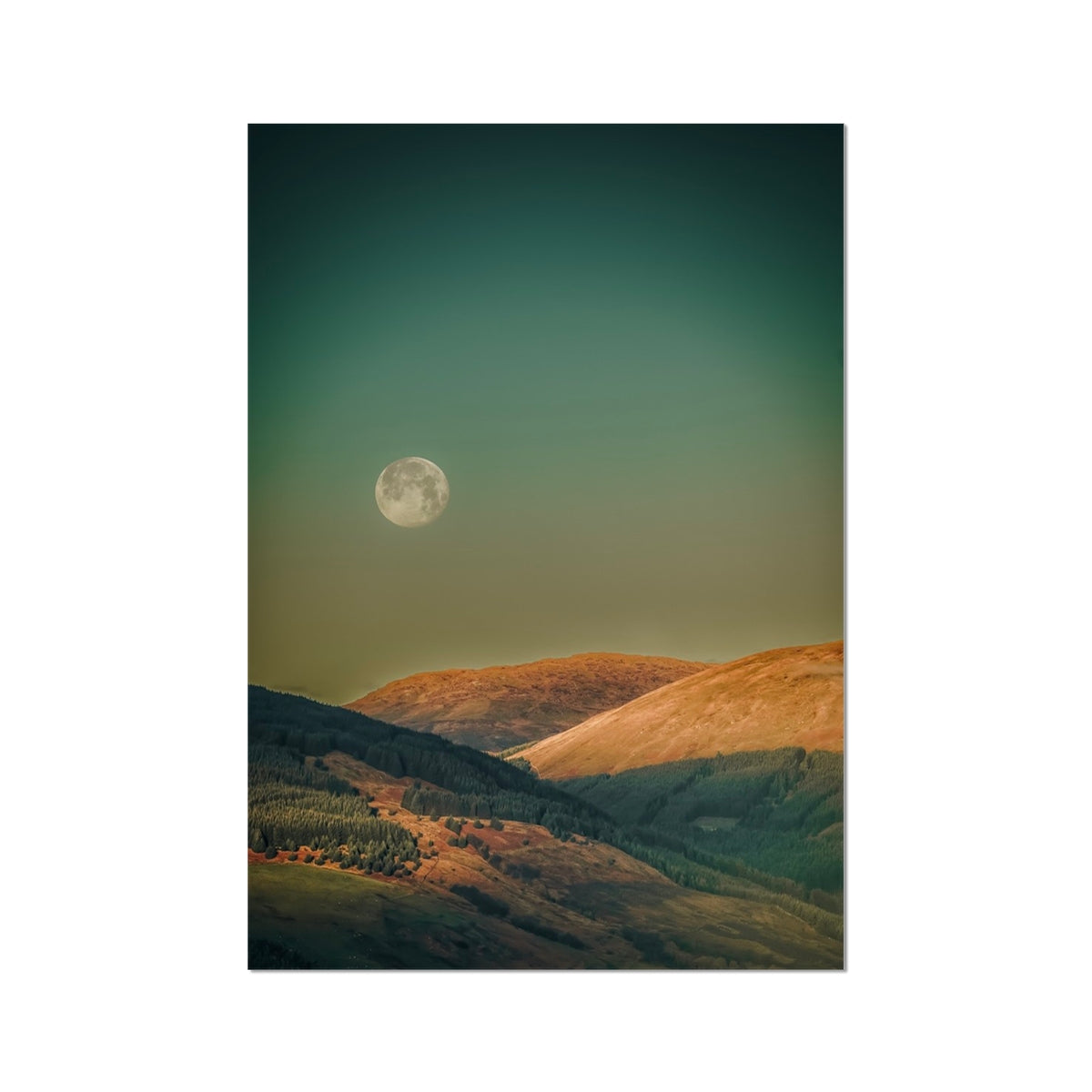 Argyll Moon Scottish Landscape Photography | Fine Art Prints From Scotland