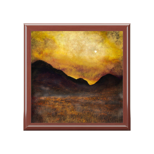 Glencoe Moonlight | Jewellery Box | Scotland | Scottish Art Gifts