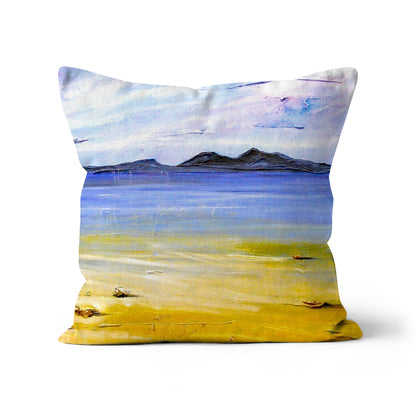 Camusdarach Beach Arisaig Cushion | Scottish Art Gifts